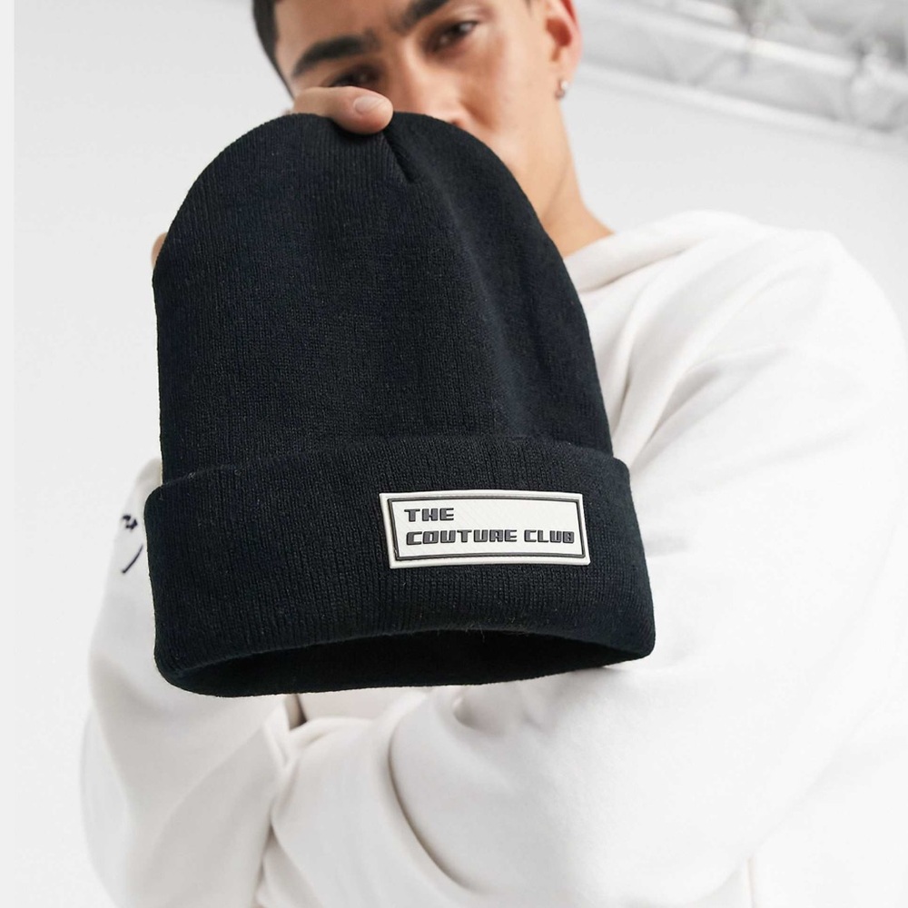 The Couture Club regular beanie in black